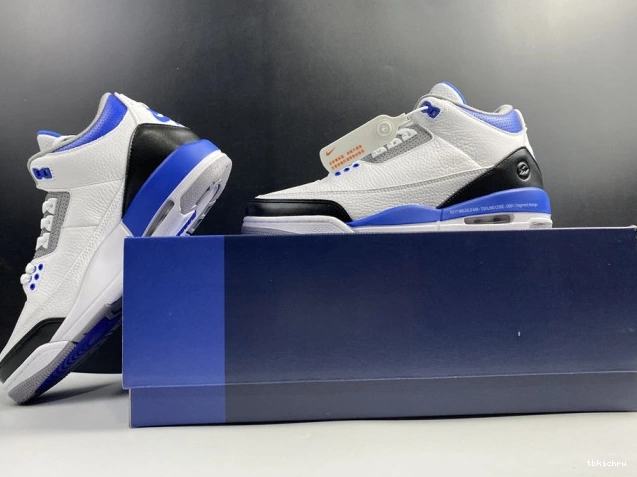 Cheap TBkick CT8532-040 Blue Air White Jordan Retro 3 0812